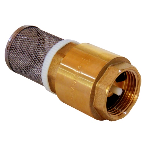 [10228] CHEQUE 1" DE BRONCE CON CANAL GRIVEN