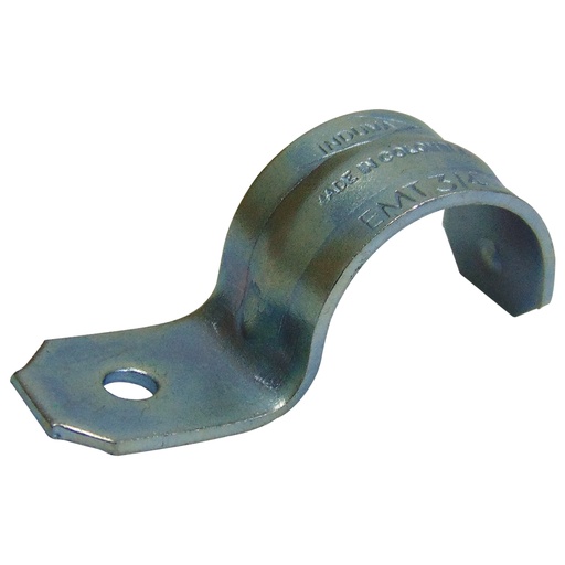 [10252] ABRAZADERA DE TUBOS 3/4" EMT ZINCADO CALIBRE 16 INDUMA