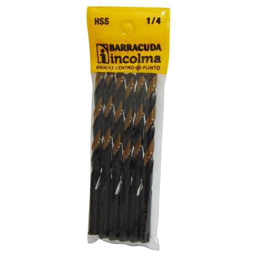 [10264] MECHA PARA HIERRO 1/4" 6 PIEZAS BARRACUDA
