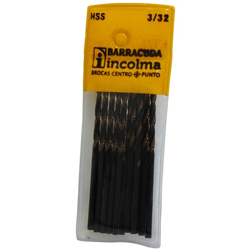 [10269] MECHA PARA HIERRO 3/32" 12 PIEZAS BARRACUDA