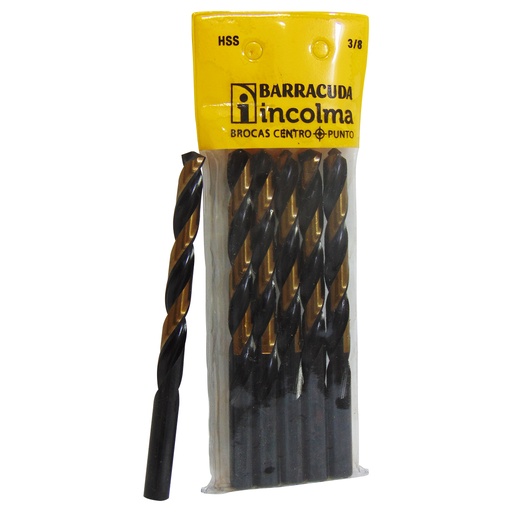 [10270] MECHA PARA HIERRO 3/8" 6 PIEZAS BARRACUDA