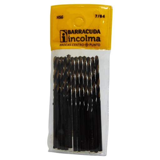 [10275] MECHA PARA HIERRO 7/64" 12 PIEZAS BARRACUDA