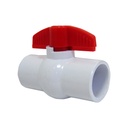 VALVULA 1" DE PVC SIN ROSCA FIRM