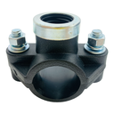 ABRAZADERA PARA RIEGO PP CON ROSCA 32MM X 1/2" TUBRICA