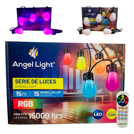 [10337] EXTENSION VINTAGE RGB 7.5W 15 METROS ANGEL LIGHT