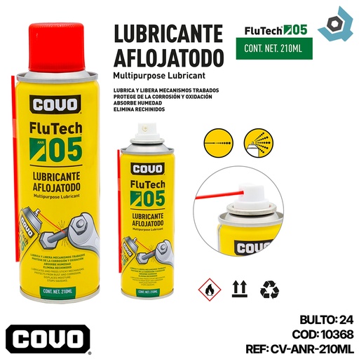 [10368] LUBRICANTE EN AEROSOL 210ML COVO