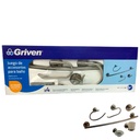 JUEGO DE ACCESORIOS DE BANO 6 PIEZAS SATINADO GRIVEN