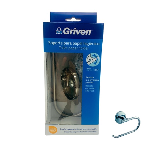 [10384] SOPORTE PARA PAPEL HIGIENICO SATINADO GRIVEN