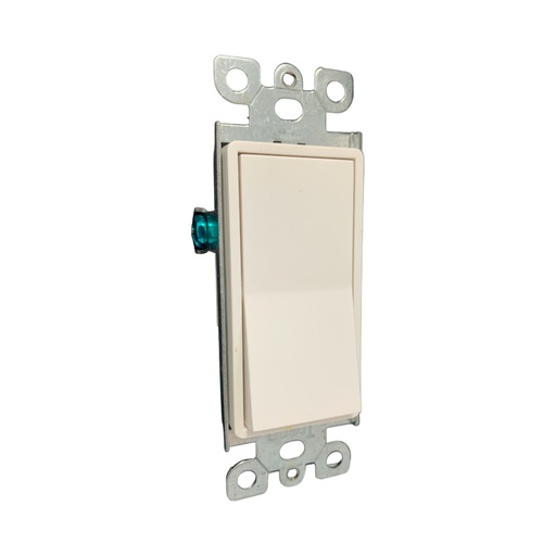 [10440] APAGADOR ELECTRICO SENCILLO 3 VIAS BLANCO TROEN