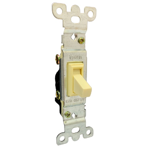 [10453] APAGADOR ESTANDAR SENCILLO 3 VIAS BEIGE TROEN