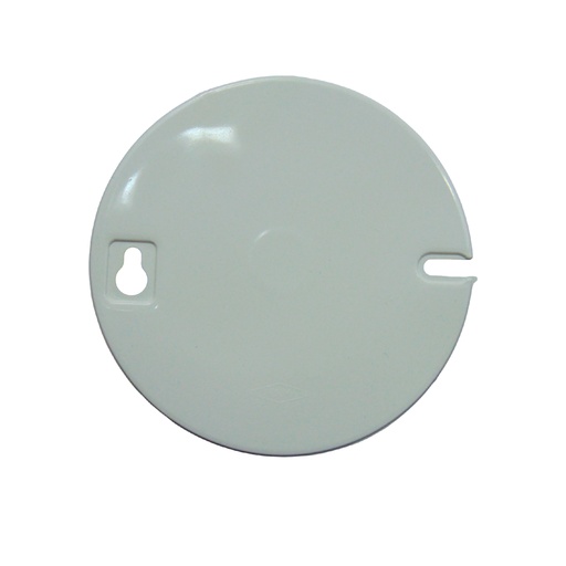 [10461] TAPA CIEGA REDONDA PLASTICA BLANCA INDUMA