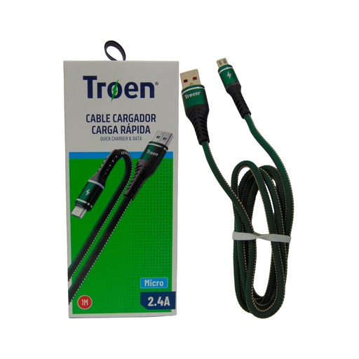 [10484] CABLE CARGADOR MICRO USB/TRADICIONAL TROEN