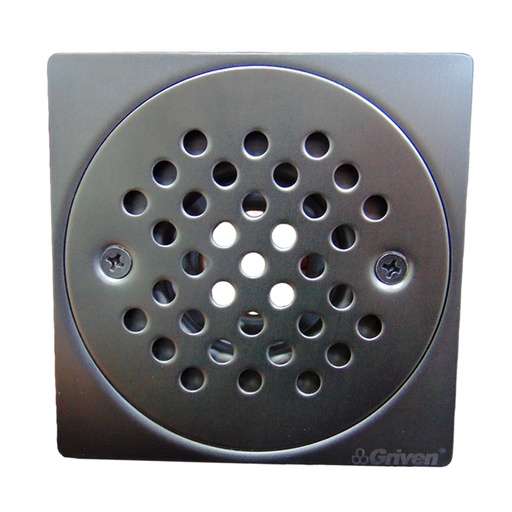 [10502] DESAGUE DE PISO 2" COLOR GRIS METALICO GRIVEN GUN METAL