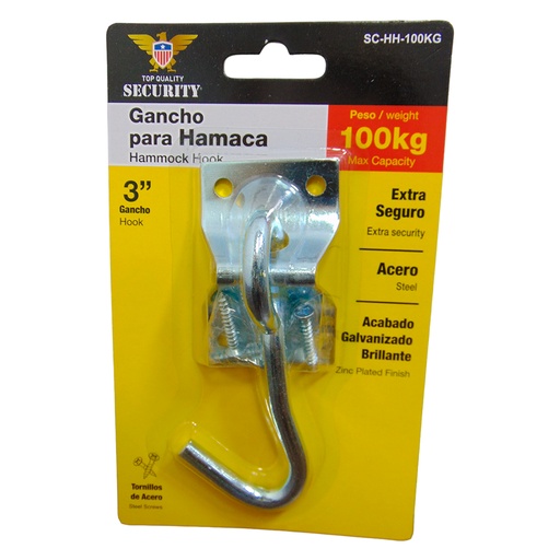 [10507] GANCHO PARA HAMACA 100KG SECURITY