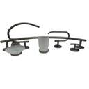 JUEGO DE ACCESORIOS DE BANO 6 PIEZAS GRIVEN GUN METAL