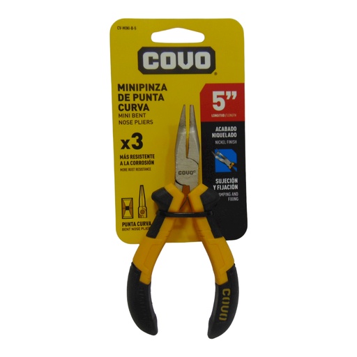 [10547] MINI PINZA DE PUNTA CURVA COVO
