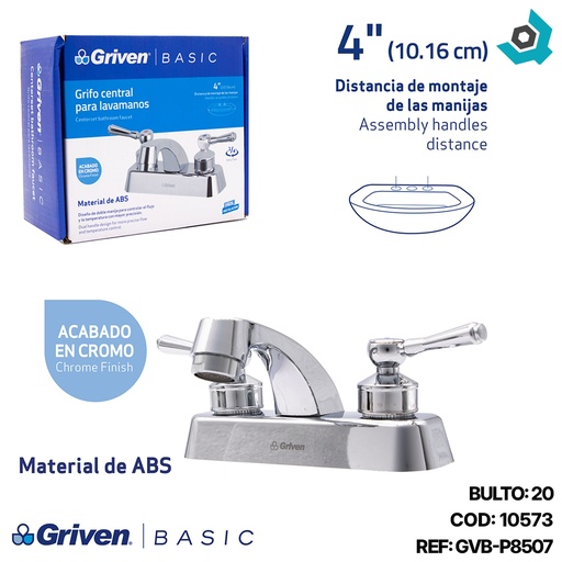 [10573] GRIFERIA PARA LAVAMANOS GRIVEN BASIC