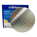 REGADERA PARA DUCHA TIPO LLUVIA REDONDA 8" SATINADA GRIVEN