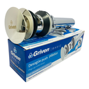 DESAGUE PUSH PLASTICO CROMADO CON REBOSADERO GRIVEN BASIC