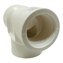 TEE SENCILLA DE PVC 1" CON ROSCA BLANCO GRIVEN