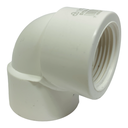 CODO 90GR DE PVC 3/4" CON ROSCA BLANCO GRIVEN