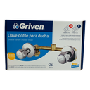 LLAVE DOBLE PARA DUCHA GRIVEN
