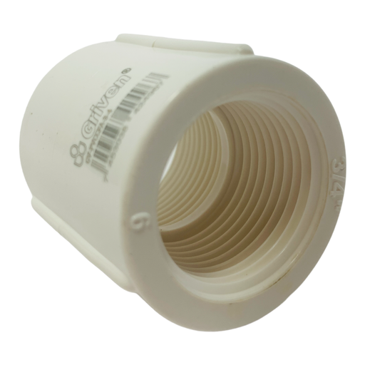 [10677] UNION COPLE DE PVC 3/4" CON ROSCA BLANCO GRIVEN