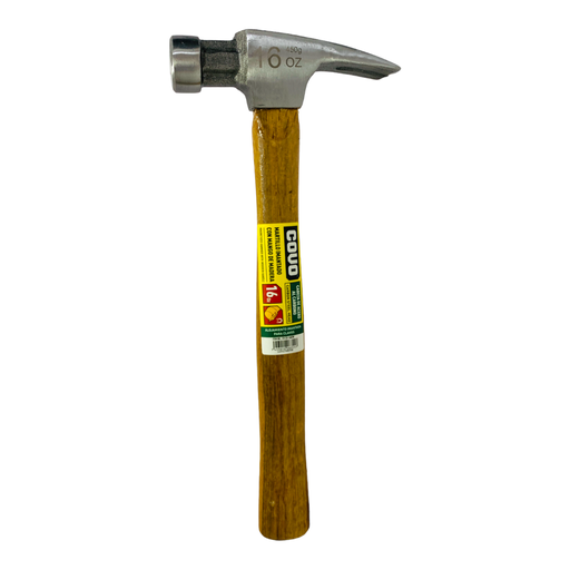 [10701] MARTILLO 16ONZ IMANTADO CON MANGO DE MADERA COVO