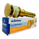 DESAGUE PUSH METALICO CON REBOSADERO DORADO GRIVEN GOLDEN
