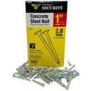 CLAVO DE ACERO PARA CONCRETO 1" SECURITY