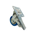 RUEDA DE PVC 2" CON FRENO SECURITY