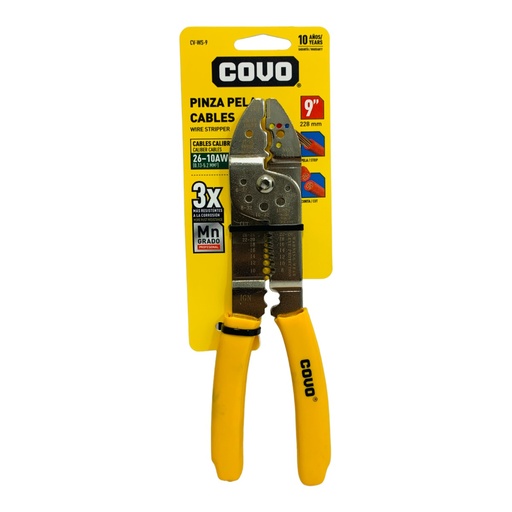 [10830] PINZA PELA CABLES 9" COVO