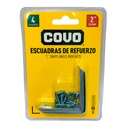 ANGULO 2" ACERO 4 PZAS COVO