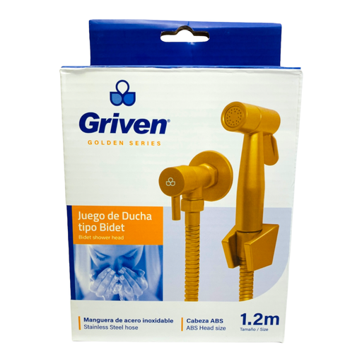 [10871] REGADERA PARA BANO TIPO BIDET DORADO GRIVEN GOLDEN
