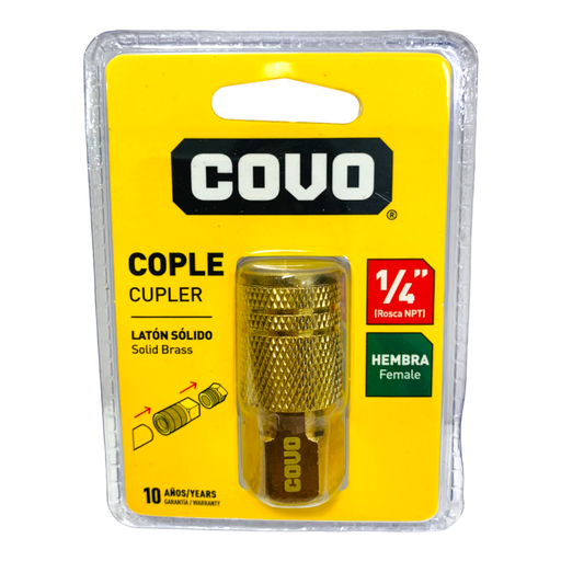 [10880] COPLE HEMBRA 1/4" COVO