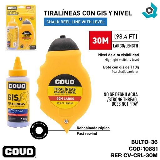 [10881] TIRALINEAS CON GIS Y NIVEL COVO