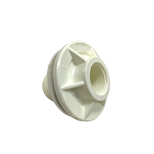 [10885] TUERCA PARA TANQUE 3/4" BLANCO GRIVEN