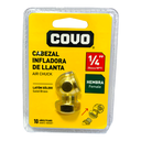 VALVULA DE LLENADO PARA NEUMATICOS 1/4" HEMBRA COVO