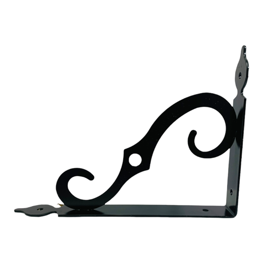[10944] ANGULO DE SOPORTE 19 X 14 CM NEGRO MATE
