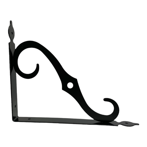 [10945] ANGULO DE SOPORTE 24 X 19 CM NEGRO MATE
