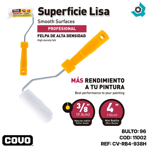 [11002] RODILLO PARA PINTURA 4" COVO