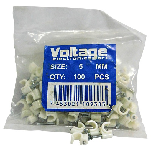 [1415] GRAPA PLASTICA PARA CABLE 5MM CIRCULAR VOLTAGE