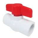 VALVULA 1" DE PVC SIN ROSCA FA-0103