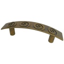 TIRADOR PARA MUEBLES 64MM BRONCE ANTIGUO