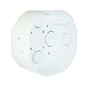 CAJETIN PLAST. 4X(1/2X3/4) OCTAGONAL ECONOMICO FES-133