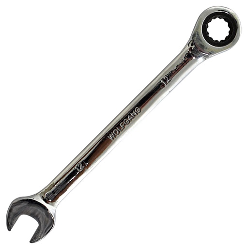 [2465] LLAVE COMBINADA 12MM CON RATCHET FIJO WOLFGANG