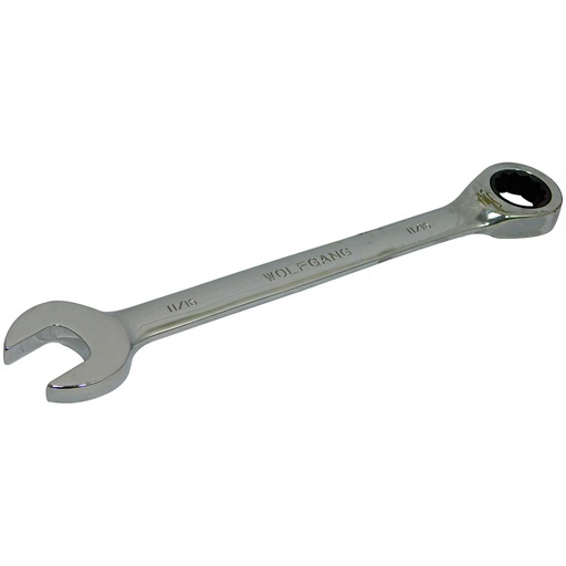 [2471] LLAVE COMBINADA 11/16" CON RATCHET FIJO WOLFGANG