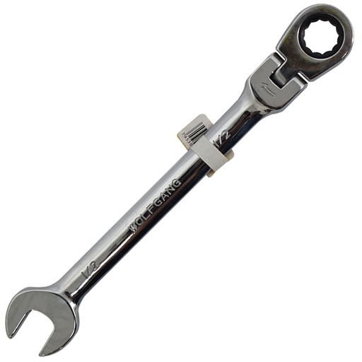 [2483] LLAVE COMBINADA 1/2" CON RATCHET MOVIBLE WOLFGANG