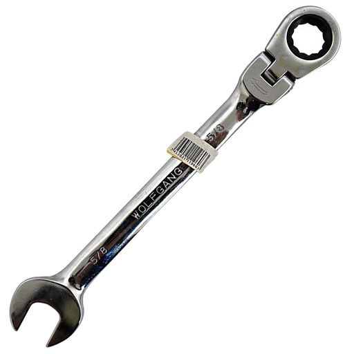[2486] LLAVE COMBINADA 5/8" CON RATCHET MOVIBLE WOLFGANG