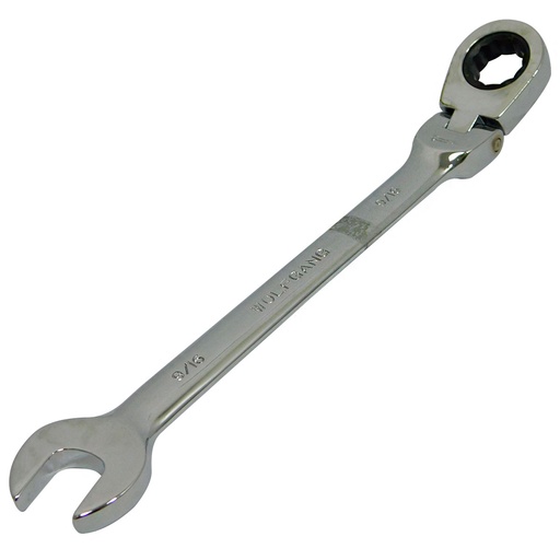 [2488] LLAVE COMBINADA 9/16" CON RATCHET MOVIBLE WOLFGANG